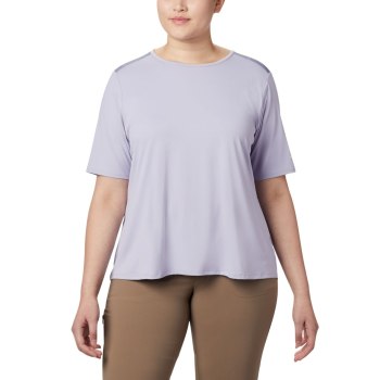 Columbia Chill River Short Sleeve Plus Size, Camiseta Morados Para Mujer | 871390-JHP